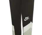 Nike Sportswear Women's Heritage Fleece Trackpants / Tracksuit Pants - Black/Grey Heather/White