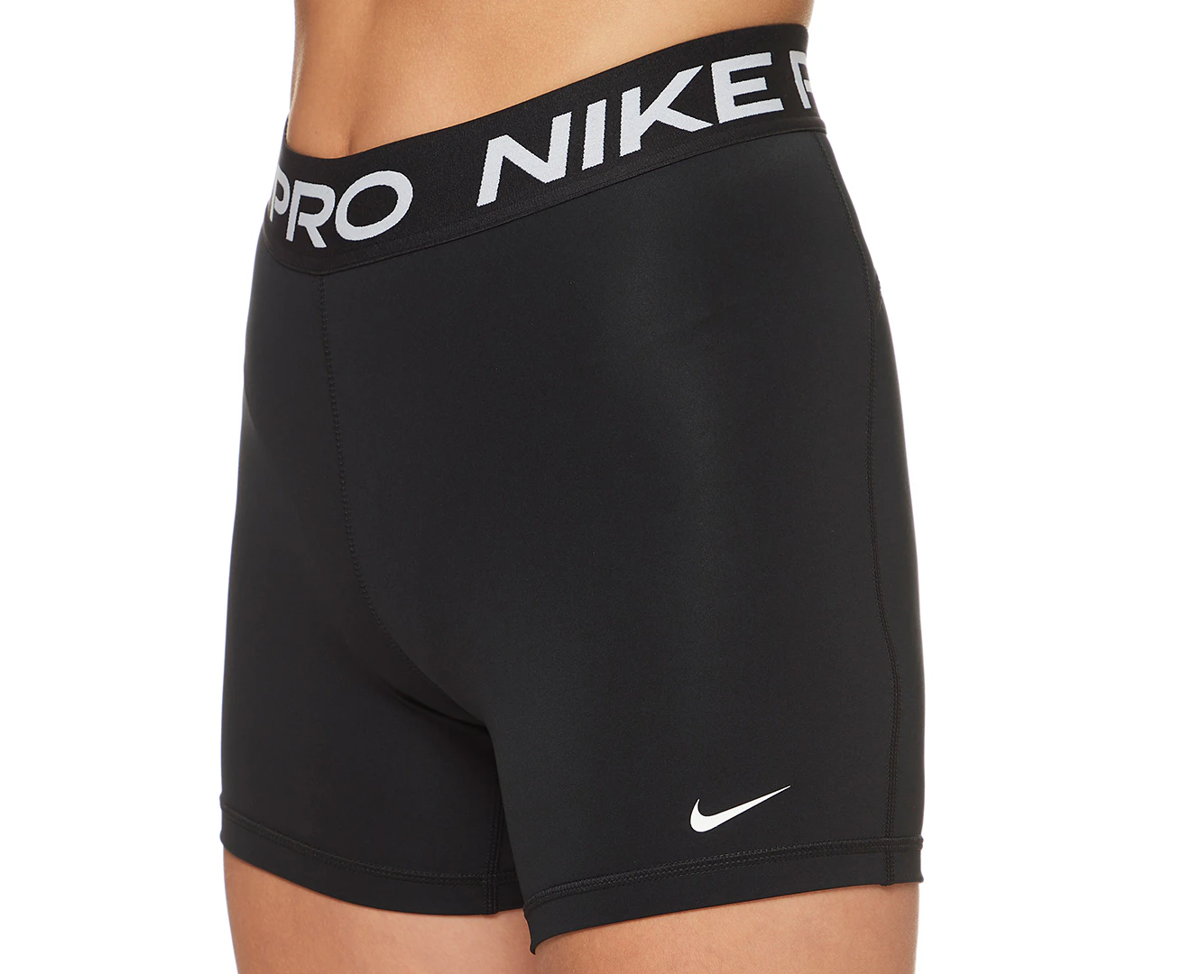 Nike  Women's Pro 365 5" Shorts - Black/White