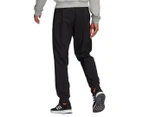 Adidas Men's AEROREADY Essentials Stanford Tapered Cuff Embroidered Small Logo Pants - Black