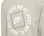 Nike Sportswear Men's Just Do It Fleece Crew - Grey