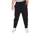 Nike Sportswear Women's Plus Size Essential Tech Fleece Trackpants / Tracksuit Pants - Black