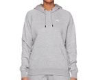 Nike Sportswear Women's Essential Fleece Pullover Hoodie - Grey Marle
