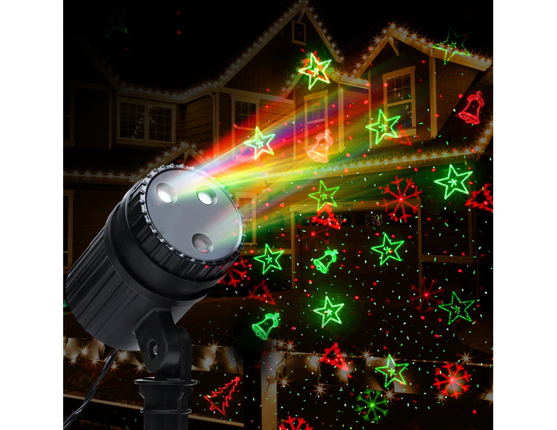 Jingle Jollys Christmas Lights Laser Light Projector Outdoor Decorations