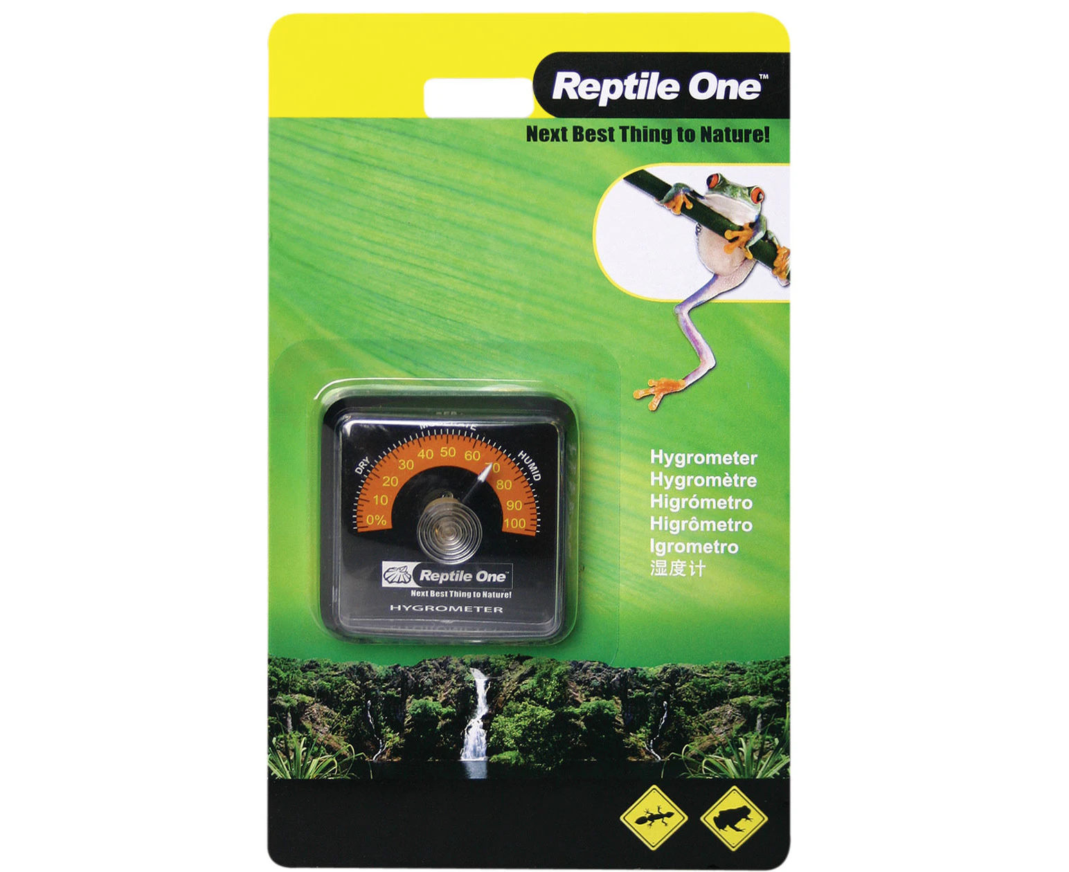 Reptile One Stick On Hygrometer for Reptile Humidity Enclorues & Terrariums