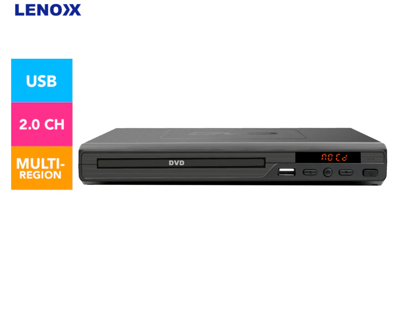 Lenoxx Multi-Region Mini-Size DVD Player DVD3460