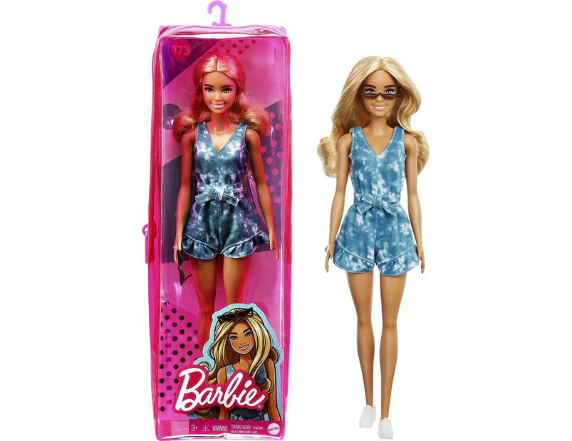 Barbie Doll Fashionistas #173 Blond Hair Doll Fullbody Shorts