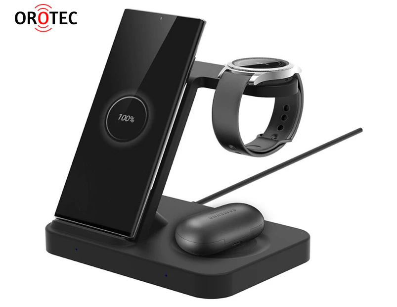 Orotec 3-In-1 Qi Wireless Charging Stand For Samsung