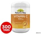 Nature's Way Sugarless Vitamin C 500mg Orange 300 Tabs 1