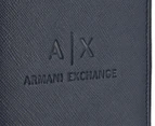 Armani Exchange Continental Zip-Around Wallet - Navy