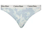 Calvin Klein Women's Carousel Bikini Briefs 3-Pack - Grey Heather/Denim/Cloud Ash Blue