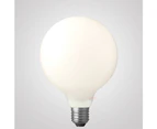 8W G125 Opal Dimmable Filament LED Globe Bulb E27Edison Screw Pure White 4000K