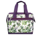 Sachi Jungle Friends Insulated Lunch Bag - Purple/Green