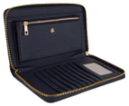 Kate Hill Victoria Wallet - Navy