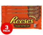 3 x Reese's Peanut Butter Cups 42g