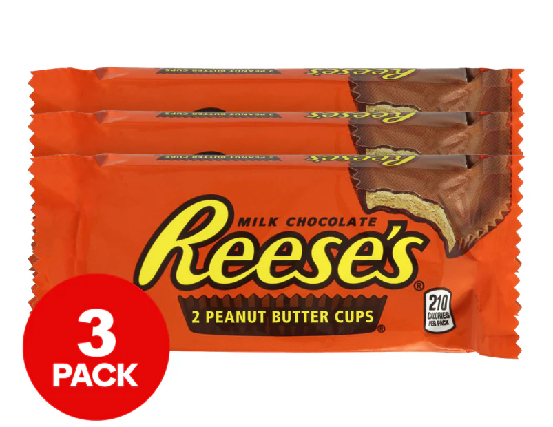 3 x Reese's Peanut Butter Cups 42g