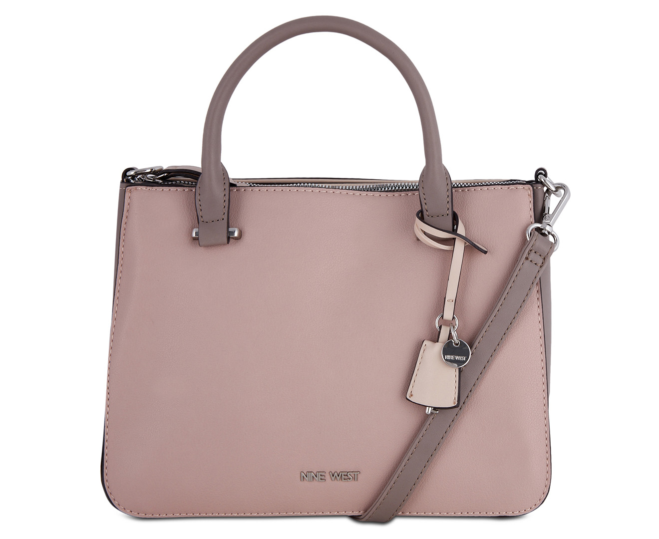 Nine west eloise small jet sales set satchel