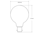4W Dimmable Globe Bulbs LED Filament Bulb Bayonet Cap (B22) In Extra Warm White