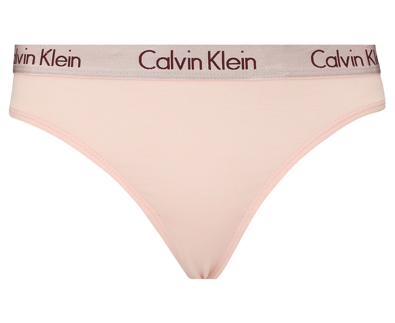 Calvin Klein 3-pack thongs RADIANT COTTON in light orange/ salmon