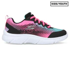 Skechers Girls' Go Run 650 Bright Power Sneakers - Black Multi
