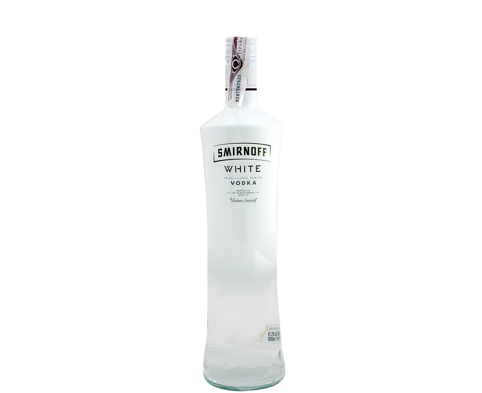 Smirnoff White Vodka 1000 mL @ 41.3%