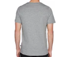 Puma Men's Essential Logo Tee / T-Shirt / Tshirt - Medium Grey Heather/Black