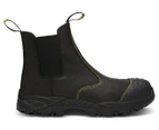 Diadora Unisex Craze Slip-On Work Boots - Black/Yellow