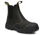 Diadora Unisex Craze Slip-On Work Boots - Black/Yellow