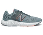 New Balance Women's 520v7 Wide Fit Running Shoes - Grey/Coral