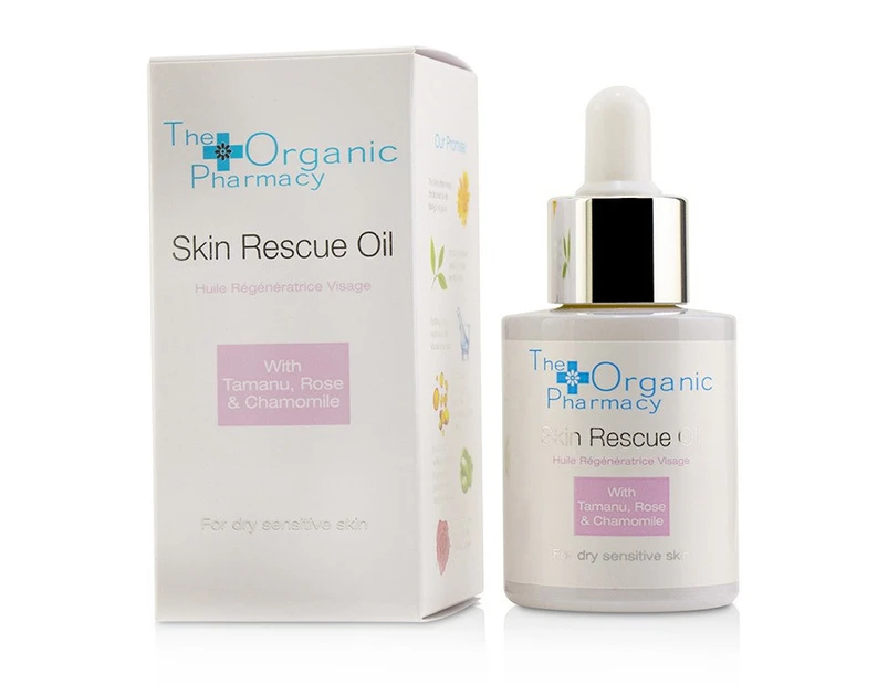The Organic Pharmacy Skin Rescue Oil  For Dry Sensitive Skin 30ml/1oz