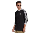 Adidas Originals Men's Adicolor Classics 3-Stripes Long Sleeve Tee / T-Shirt / Tshirt - Black