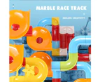 240Pc Duploed Marble Race Run Building Blocks Maze Ball Track Preschool Toy Kids
