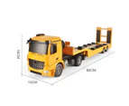 Remote Control RC Truck Flatbed Semi Trailer Electronics Car Toys for Kids Hobbies Gifts