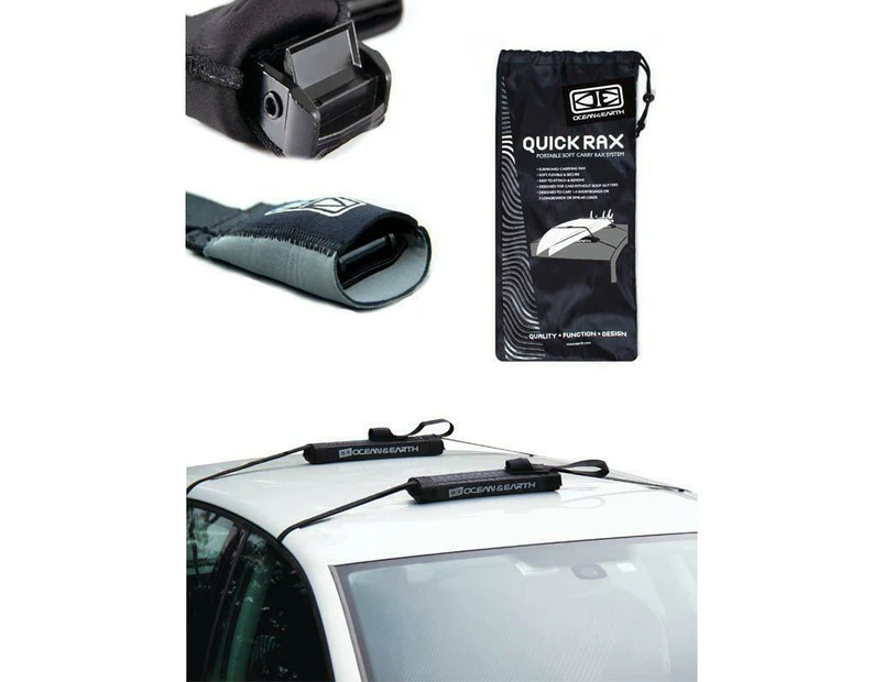 Ocean & Earth Surfboard Quick Rax Padded Surfboard Roof Rack