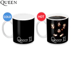 Queen II 330mL Heat Change Mug - Black/White/Multi