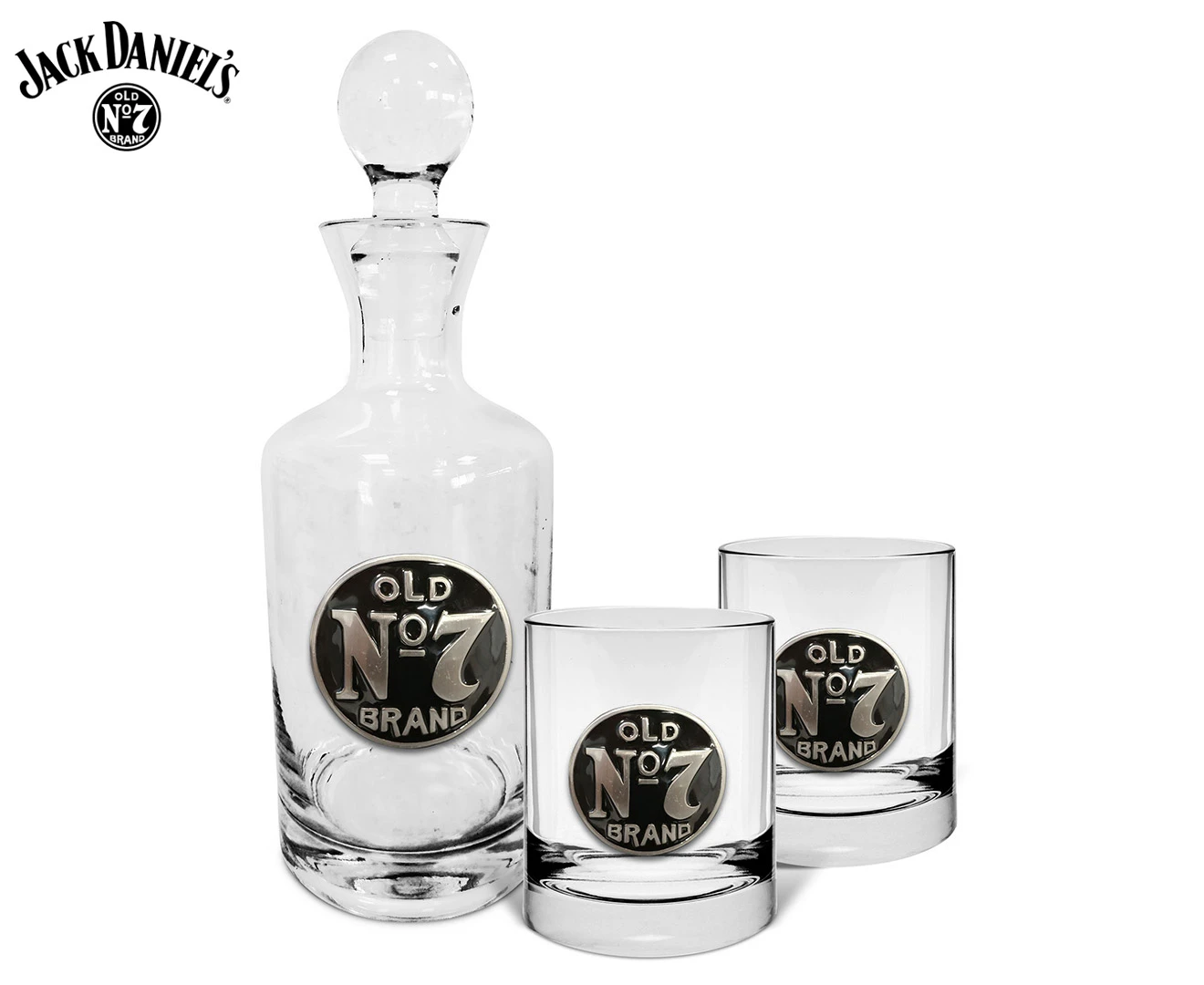 Jack Daniel's 3-Piece Decanter Set