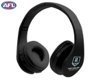 AFL Port Adelaide Power Foldable Bluetooth Wireless Headphones - Black