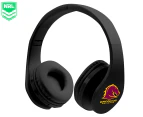 NRL Brisbane Broncos Foldable Bluetooth Wireless Headphones - Black