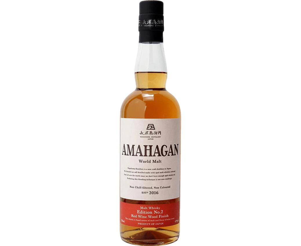 Amahagan World Malt Whisky Edition No.2 Red Wood Wine Finish 700mL @ 47% abv