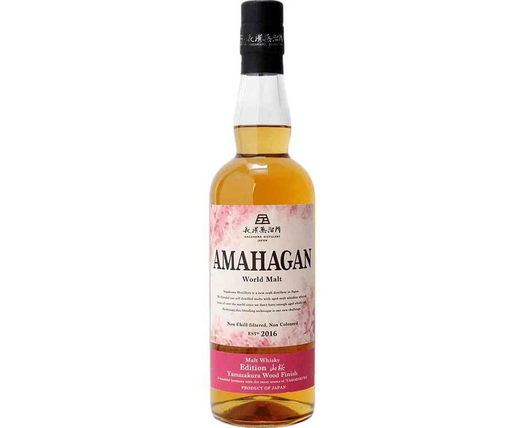 Amahagan World Malt Whisky Edition No.4 Yamazakura Wood Finish 700mL @ 47% abv