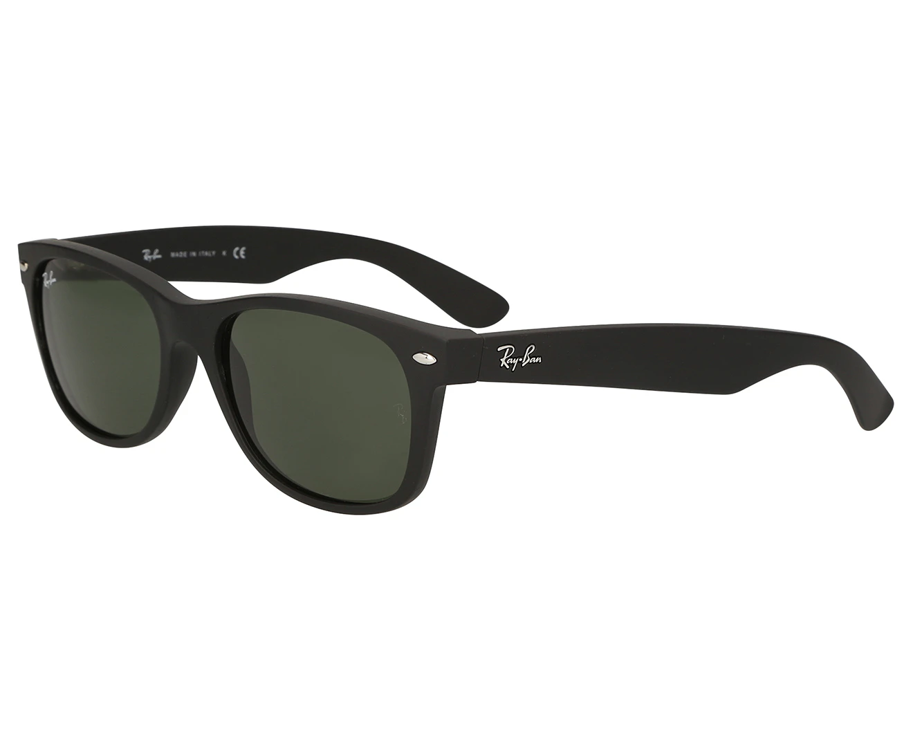 Ray-Ban Men's New Wayfarer RB2132 Sunglasses - Black/Green