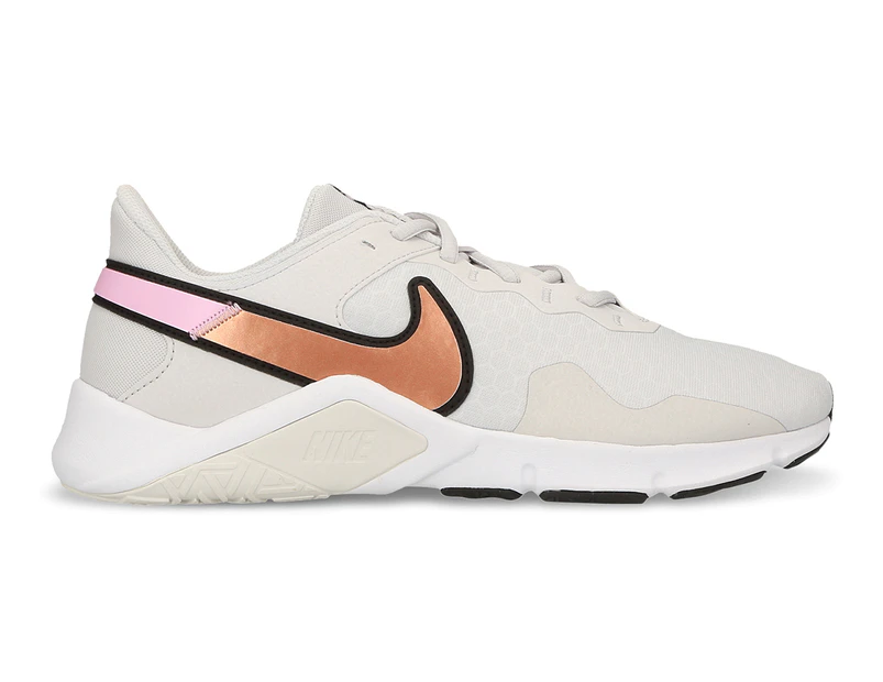 Nike Women's Legend Essential 2 Running Shoes - Vast Grey/Metallic Copper