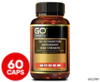 GO Healthy GO Astaxanthin Antioxidant High Strength 60 SoftGel Capsules