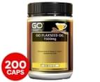 GO Healthy GO Flaxseed Oil 1500mg 200 SoftGel Capsules 1