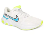 Nike Men's Renew Ride 2 Running Shoes - White/Light Blue Fury-Black-Volt