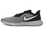 Nike Men's Revolution 5 Premium (PRM) Running Shoes - Black/Chrome-Smoke Grey