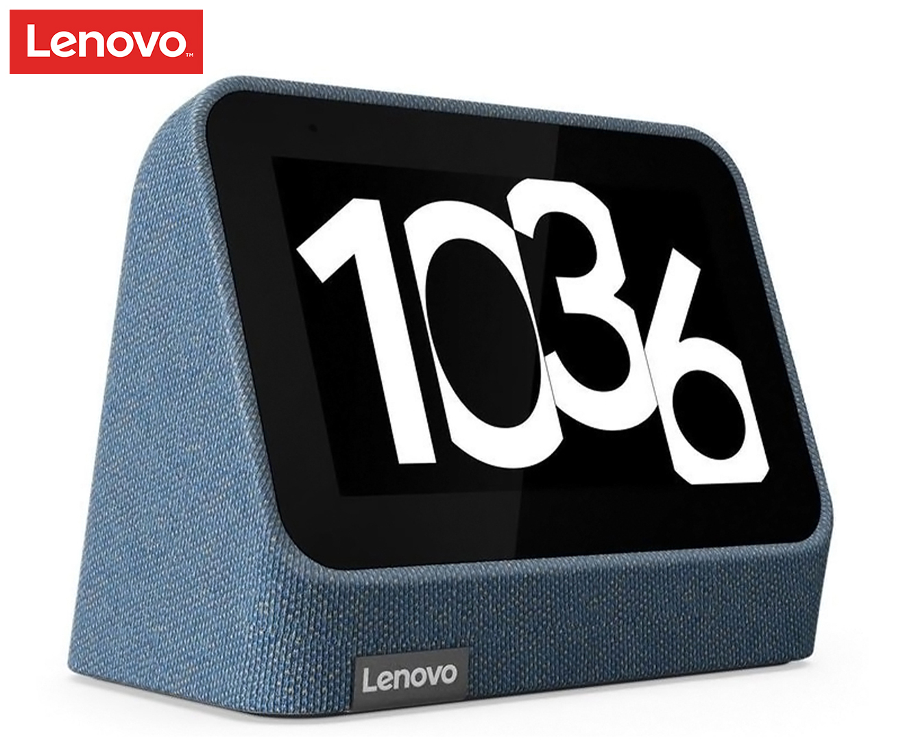 Lenovo 4-Inch Smart Clock 2 w/ Google Assistant - Blue 