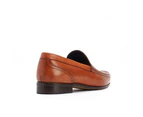 Base London Mens Corin Leather Shoes (Tan) - FS7308