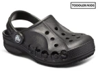 Crocs Toddler/Kids' Baya Clogs - Black