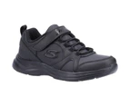 Skechers Girls Glim-K S-Struts School Shoes (Black) - FS8059
