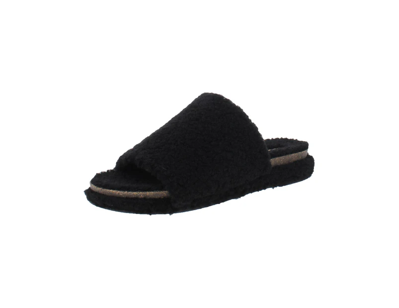 Lucky Brand Women's Slippers Gadini - Color: Black Faux Lamb Shearling